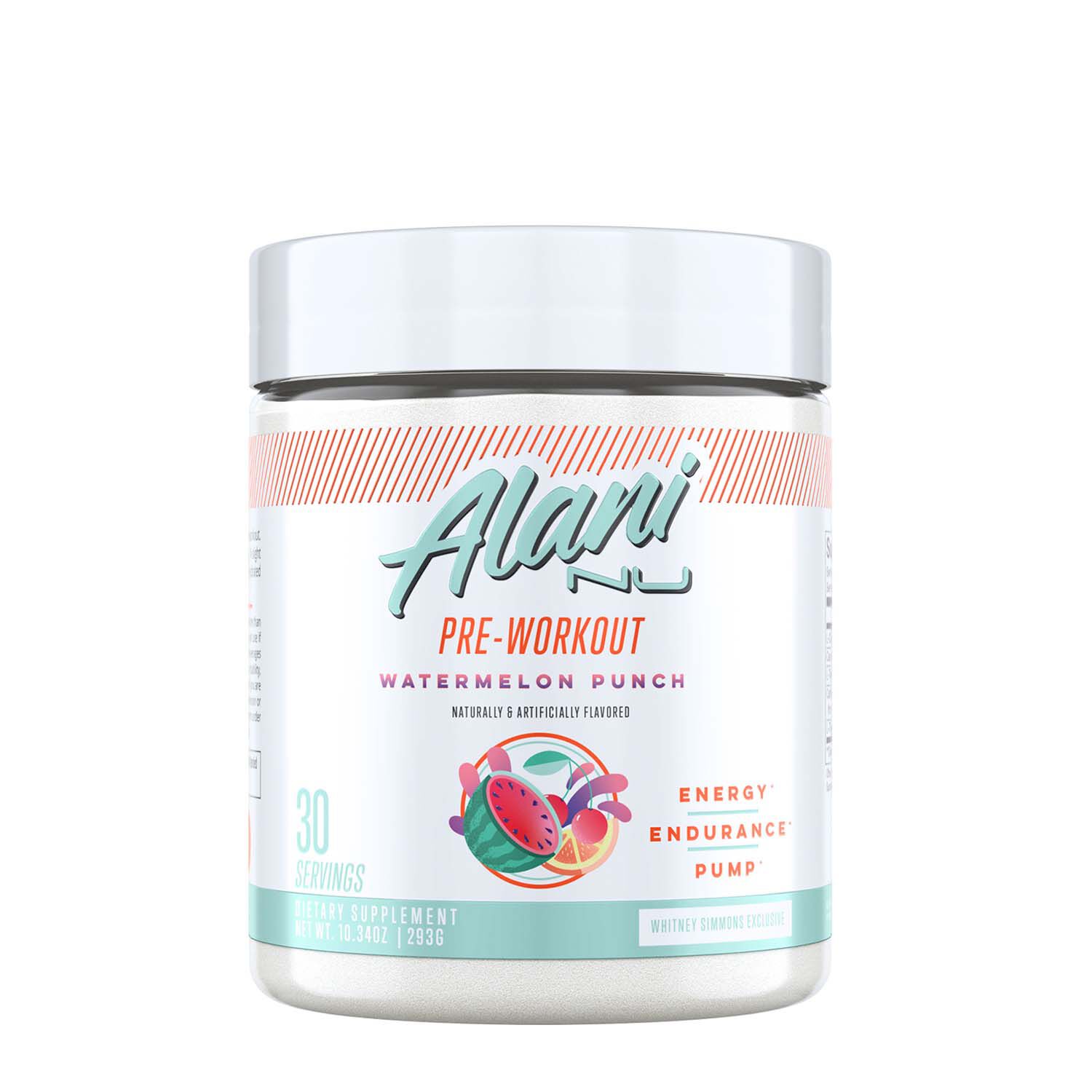 Alani Nu Pre Workout Watermelon Punch by Whitney Simmons